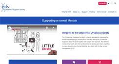 Desktop Screenshot of ectodermaldysplasia.org