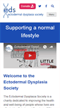 Mobile Screenshot of ectodermaldysplasia.org